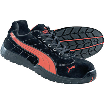 Halbschuh Sneaker Speed S1P, schwarz/rot, Größe 39